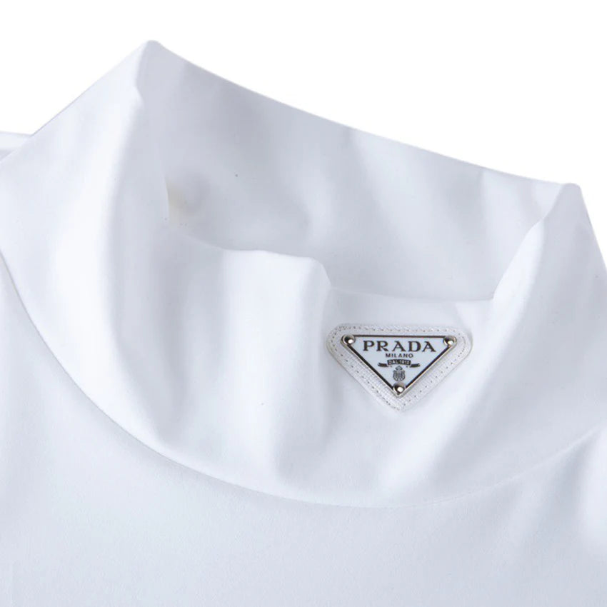 Unisex fashion and versatile high neck base shirt 1024080503