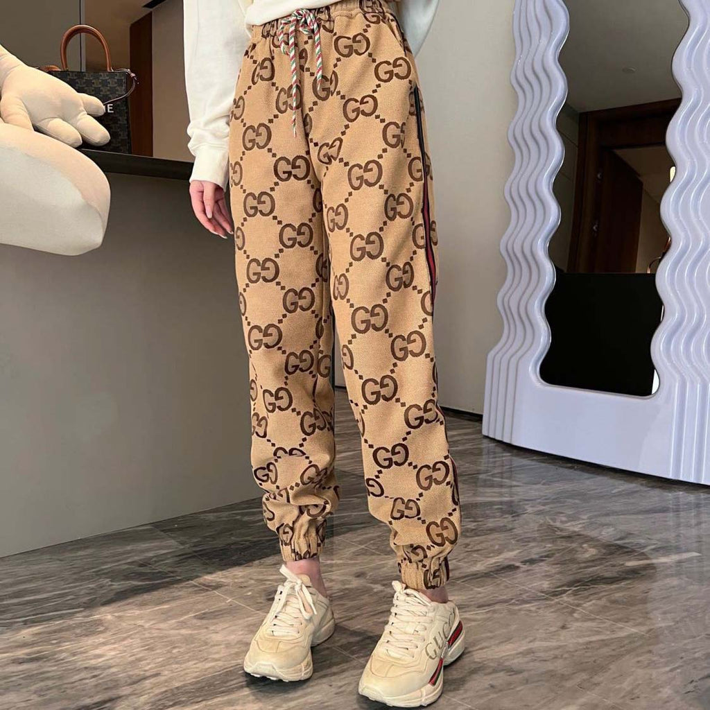 2023 new autumn classic retro printed versatile leggings pants PD1523092703