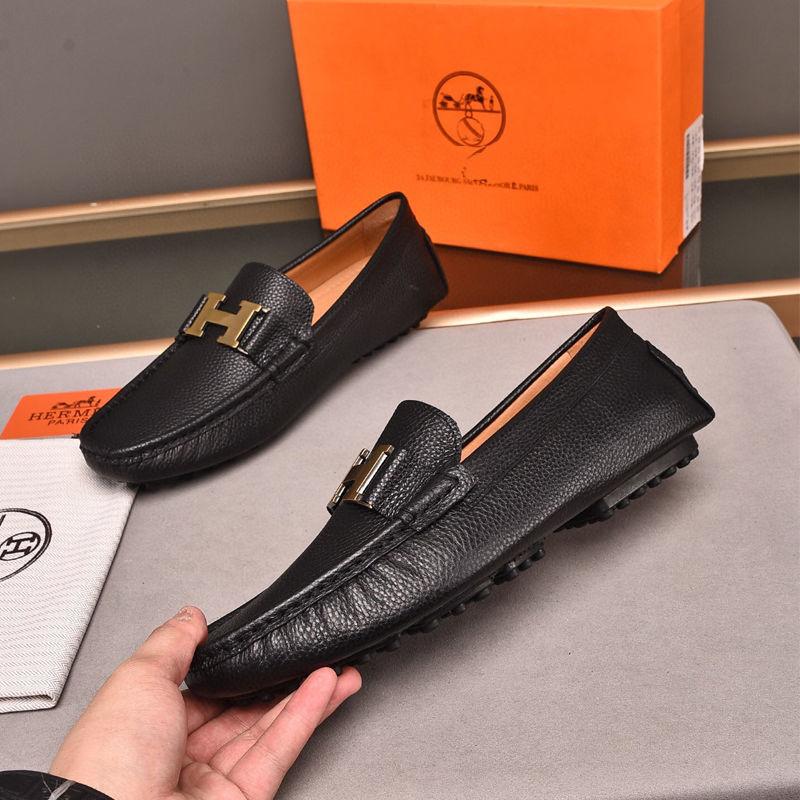 Genuine Leather Casual Comfortable Men's Slip-on ShoesPD05202412401