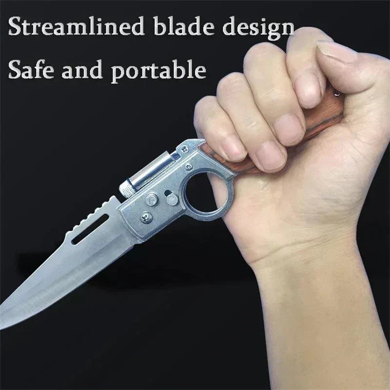 💥2025 Hot Sale 49% Off🔥Outdoor Stainless Steel Portable AK-47 Folding Knife
