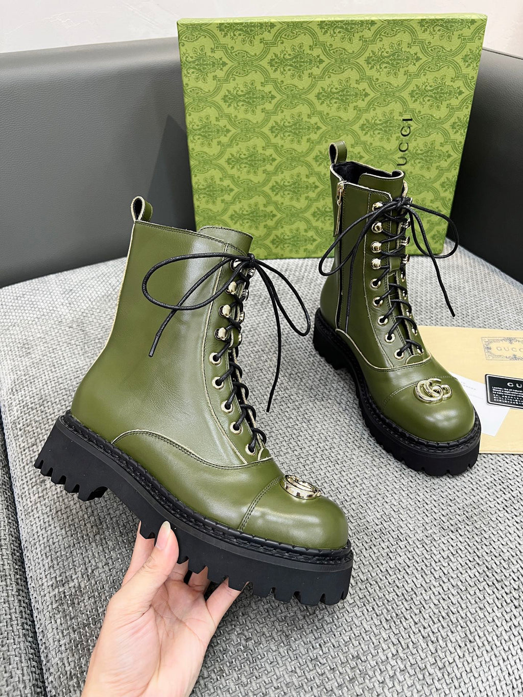 GG's new fashionable leather boots 0725090802