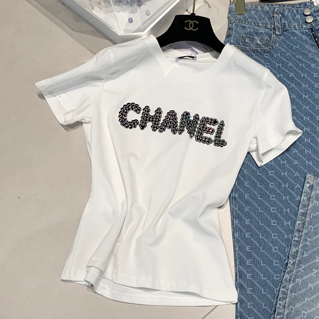 New Fashion Short Sleeve Jeans Set 1025031401