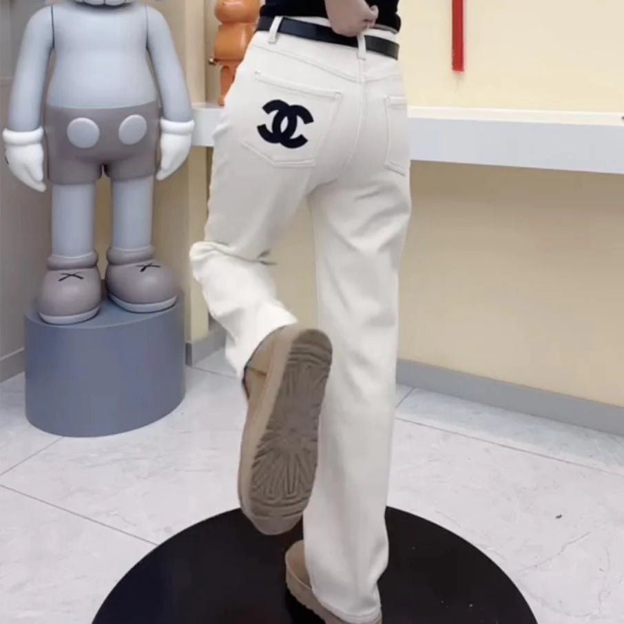 New Large Size Stretch Straight Trousers 1024030601