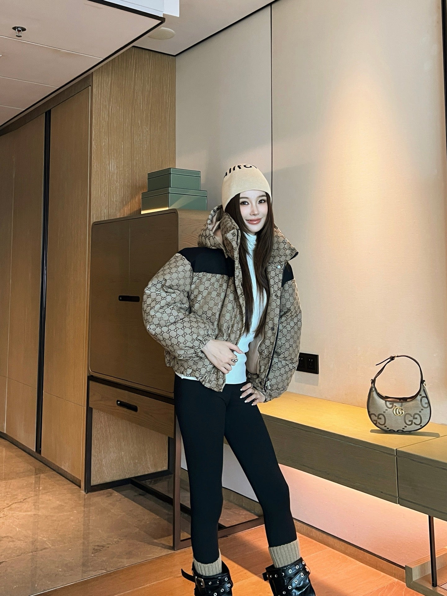 GG Fashion printed cotton jacket 0725102006