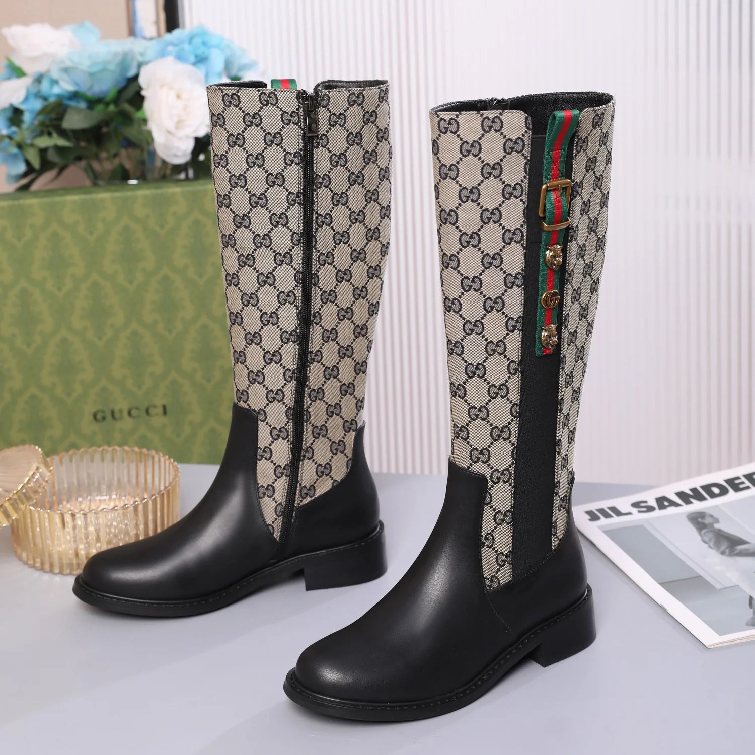 GG Classic Versatile Knee-High Boots 1025101004