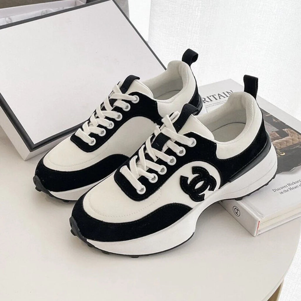 New Sneakers Leather Platform Casual Shoes 1024031409