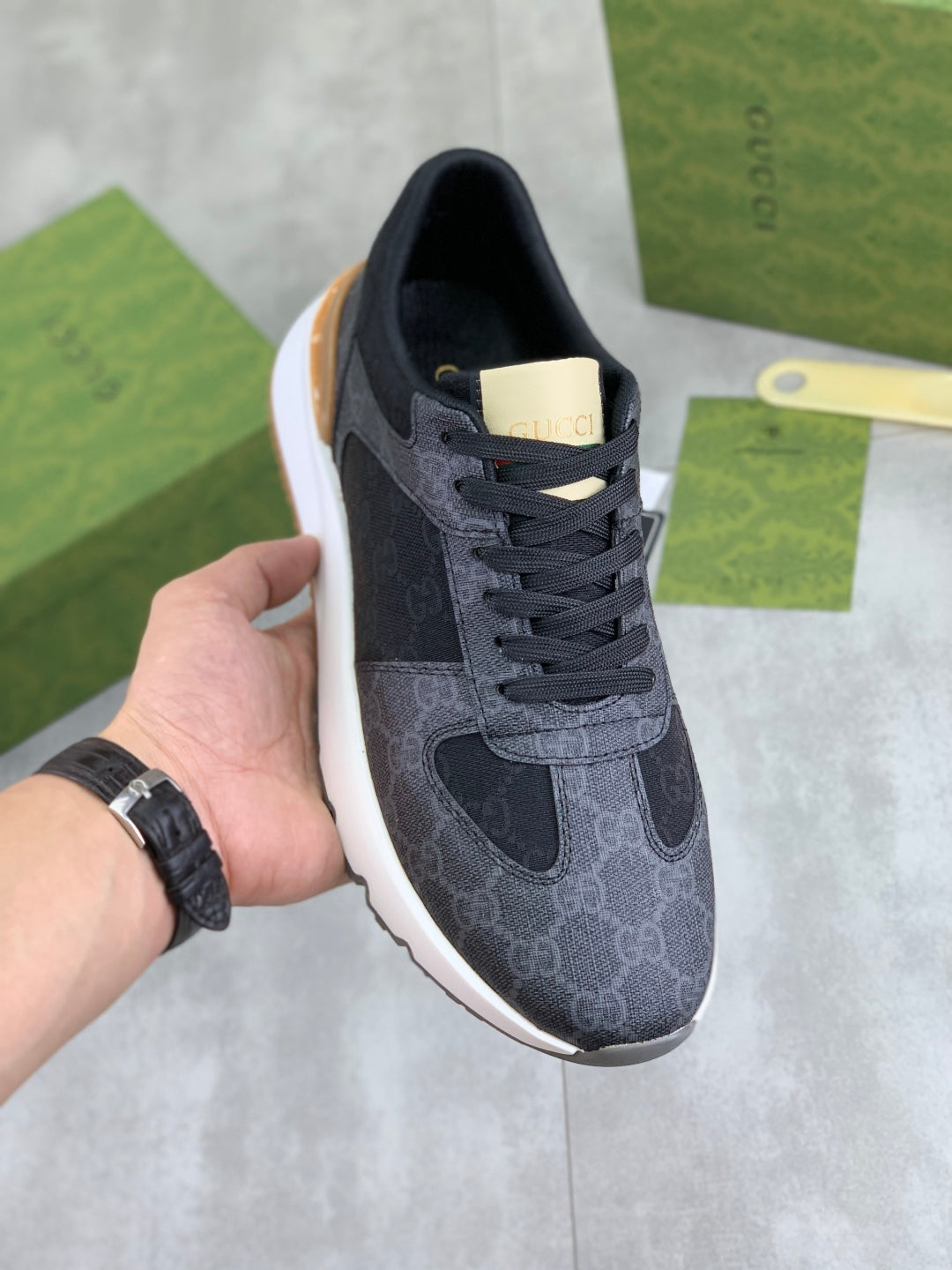 GG Men's printed sports shoes 0725101504