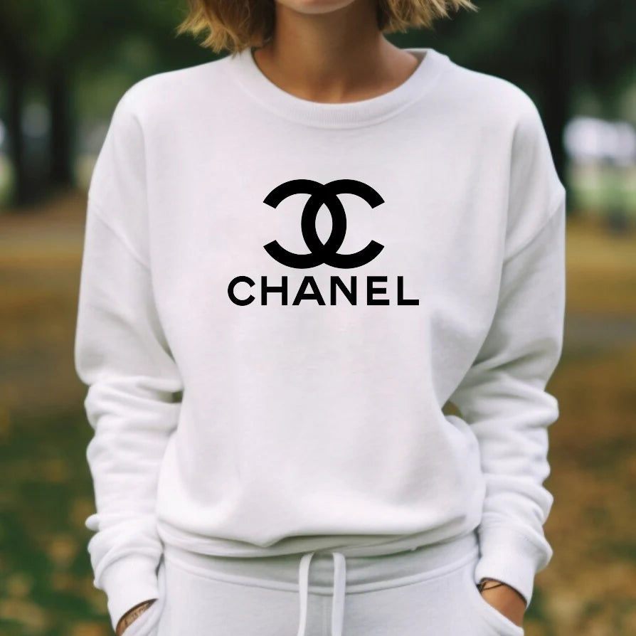 Round neck casual loose sweatshirt 3D1025020713