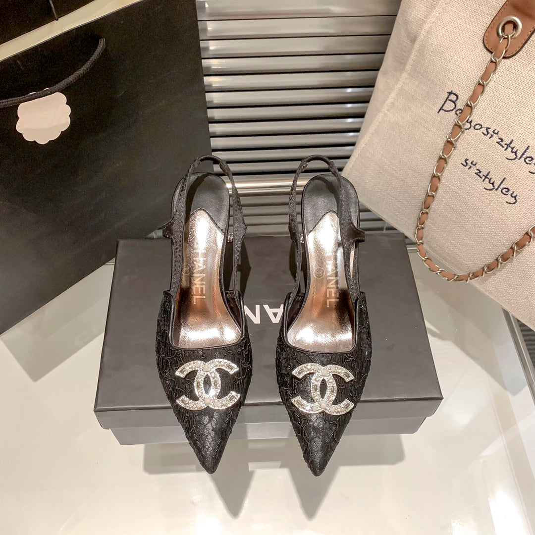 CNL fashion lace high heels XC0723102502