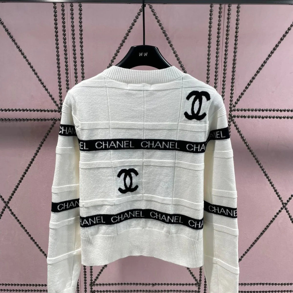 New Casual Letter Jacquard Long Sleeve Jacket 1024030610