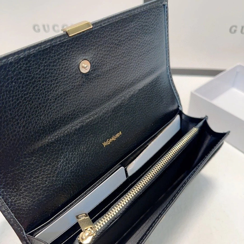 New Women's Long Wallet Snake-print Cowhide Card Bag 1024031307