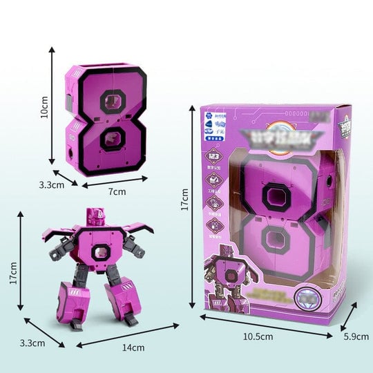 🔥2023 Hot Sale🔥Toy Deformation Number Transform Robot gyerekeknek