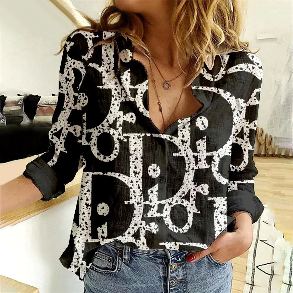 Limited edition fashionable and versatile women's linen shirt 1024010328