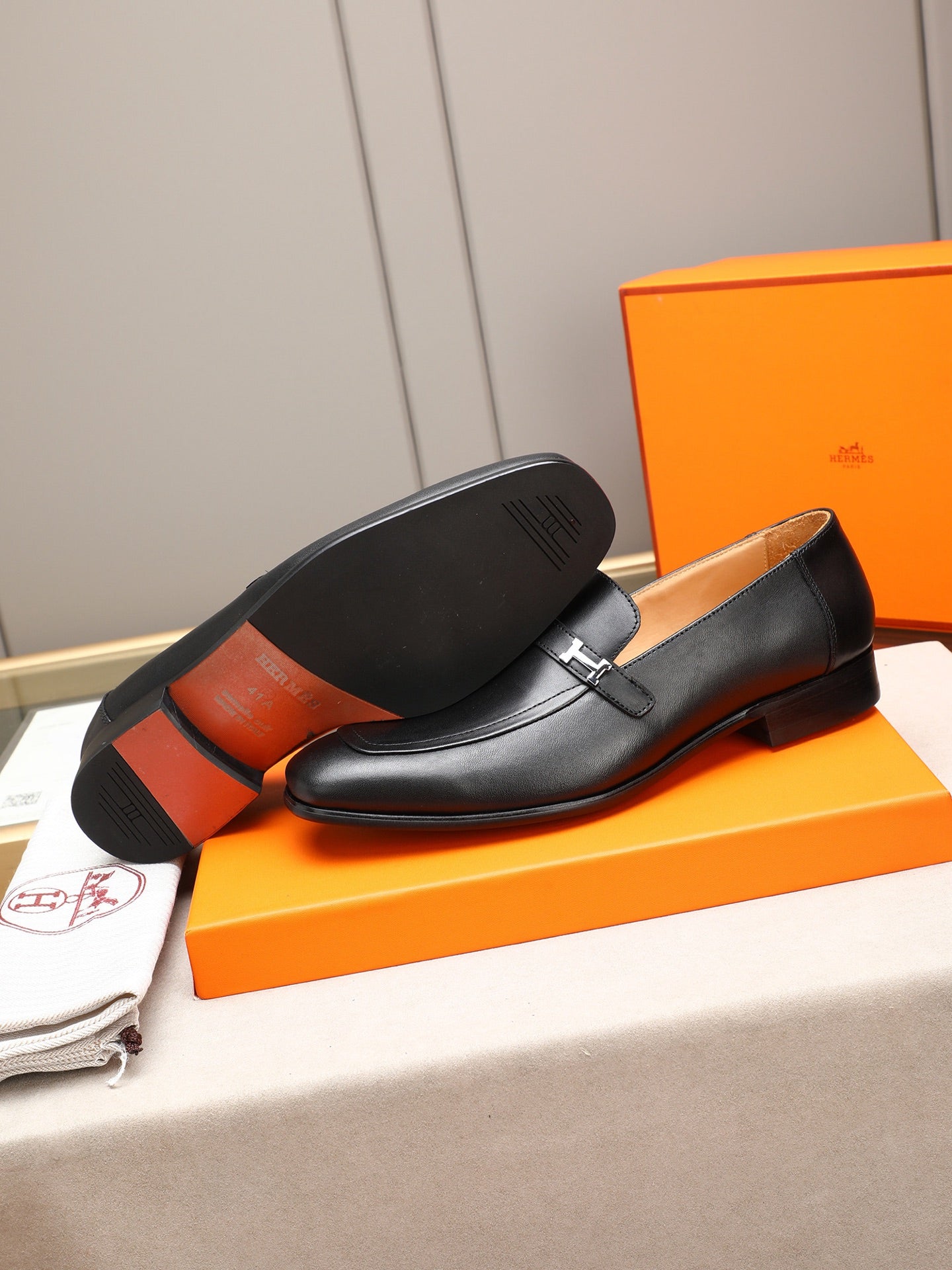 New HMS business formal leather shoes 0725062404