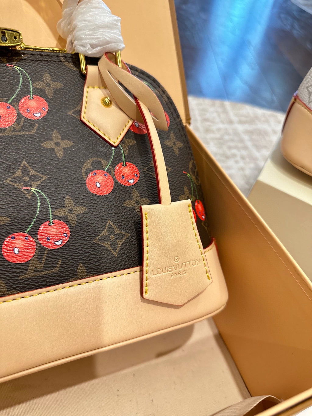 Lvv fashion cherry shell bag 0725071804