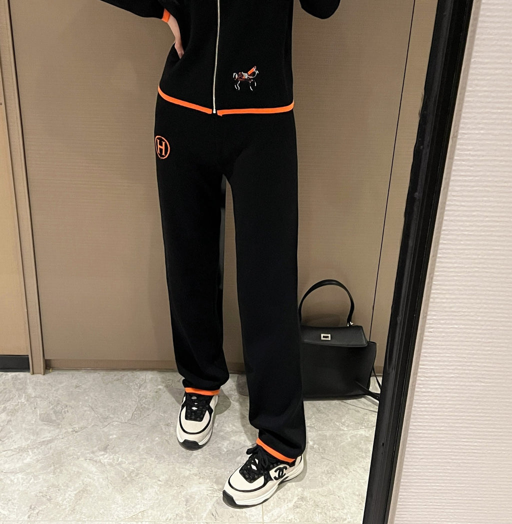 HH Fashion jacquard knit suit 0724101109