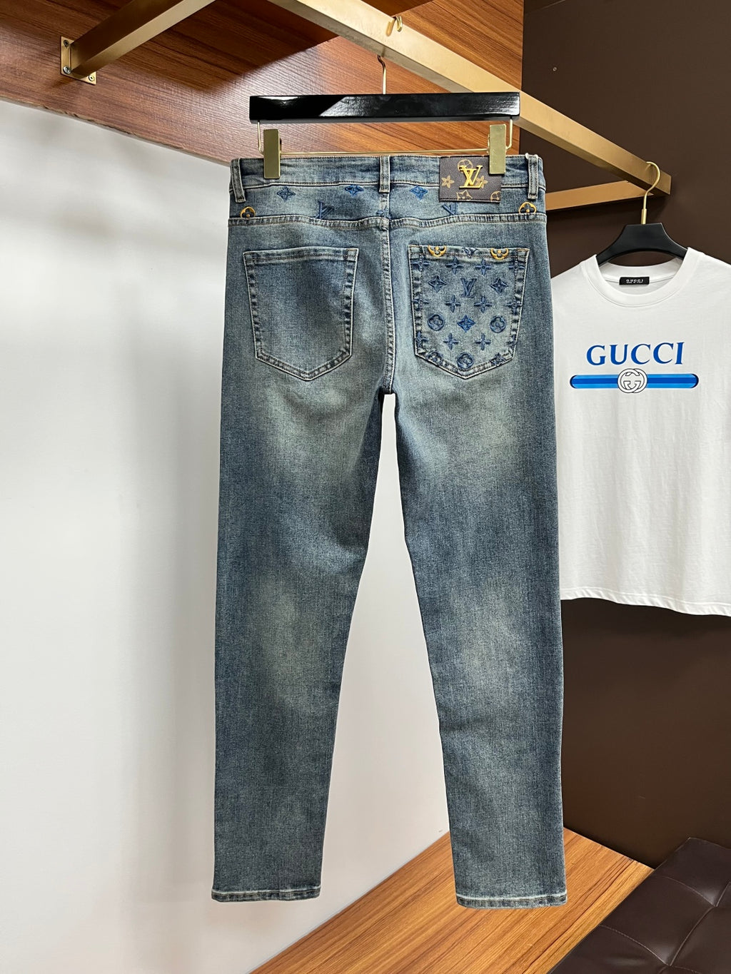 Lvv men's business casual jeans 0725092607