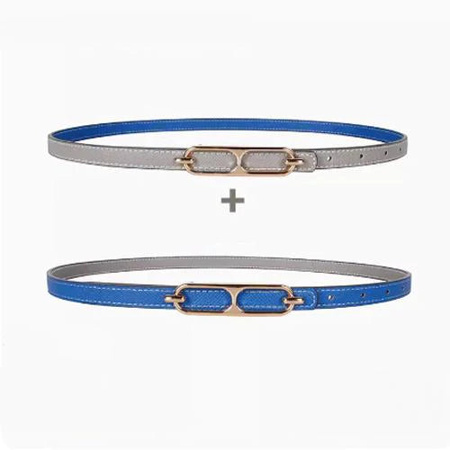 New H Family Leather Fine Belt 1024032019