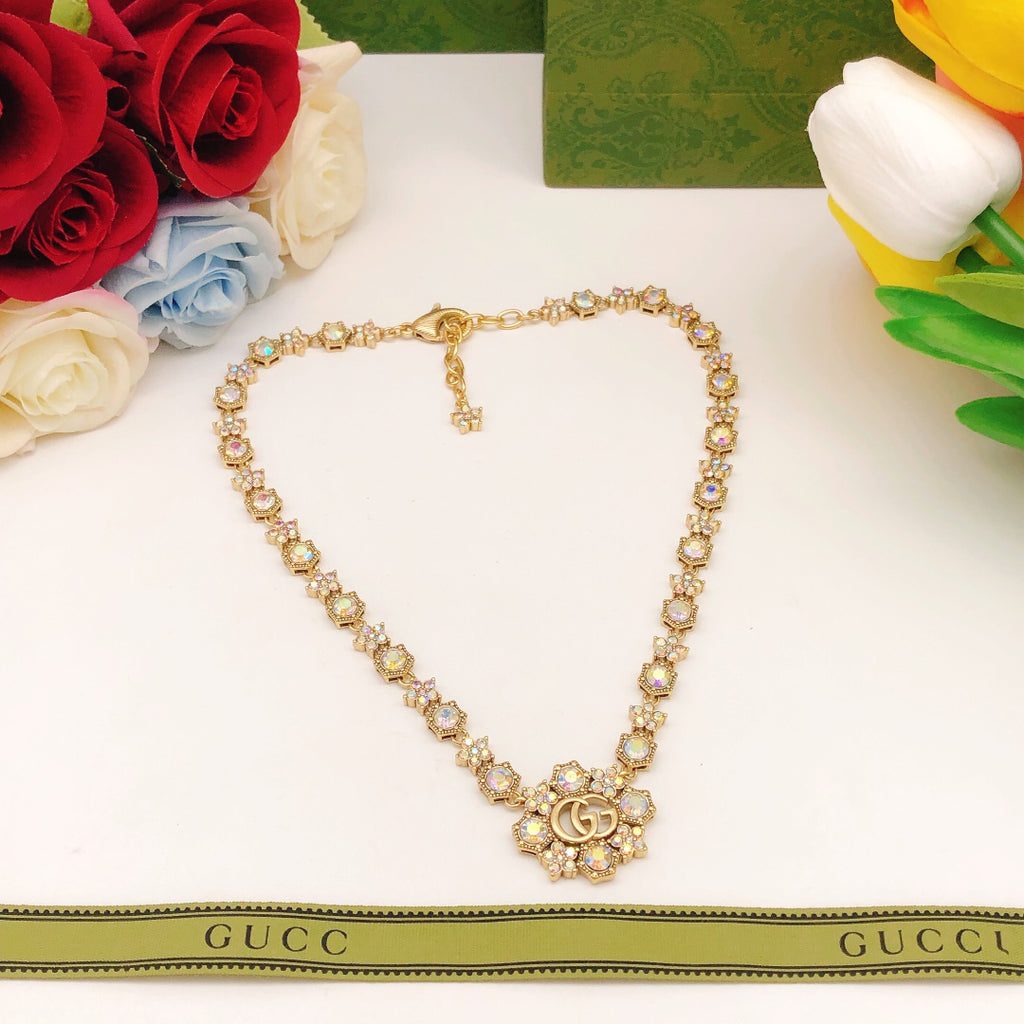 G fashionable stone necklace XC0723103006