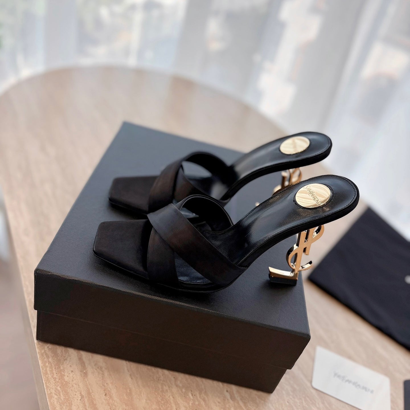 Women's stylish luxury YSL high heels