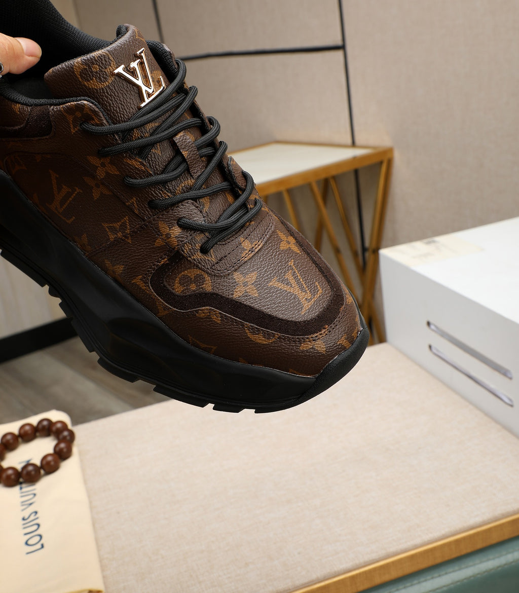 Lvv fashion luxury printed rubber sole sports shoes 0724121601