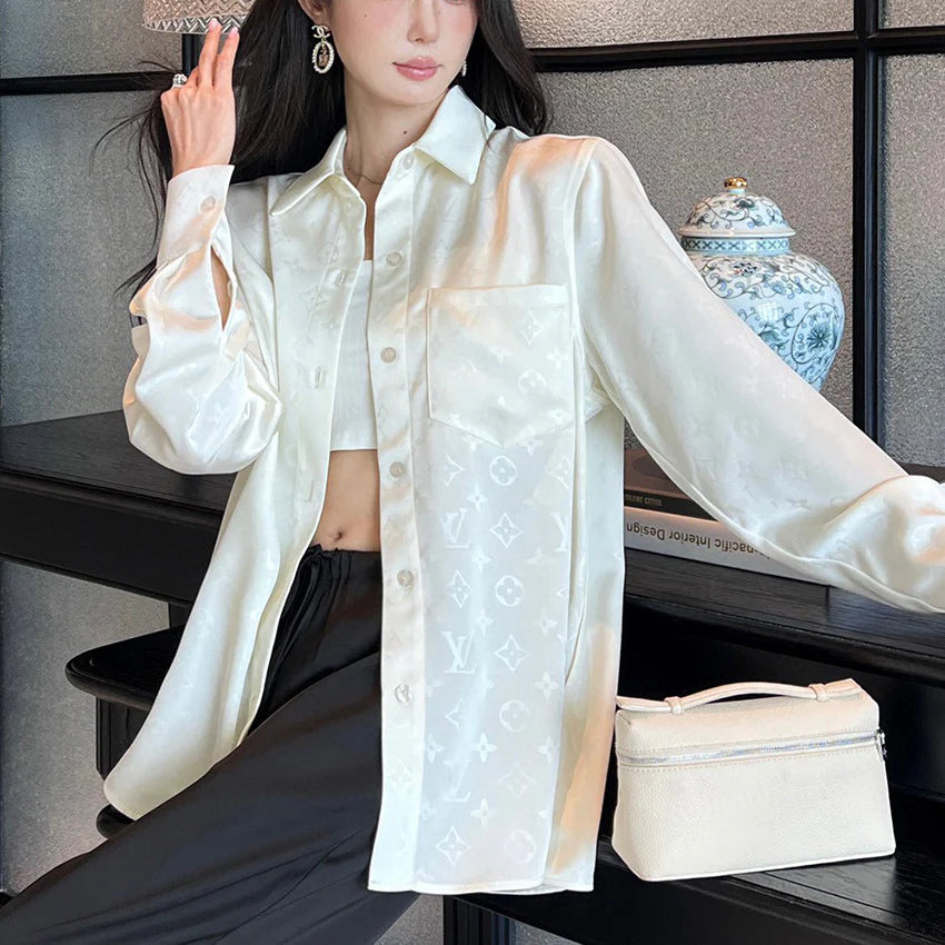 New Fashion Embossed Shirt 1024080501