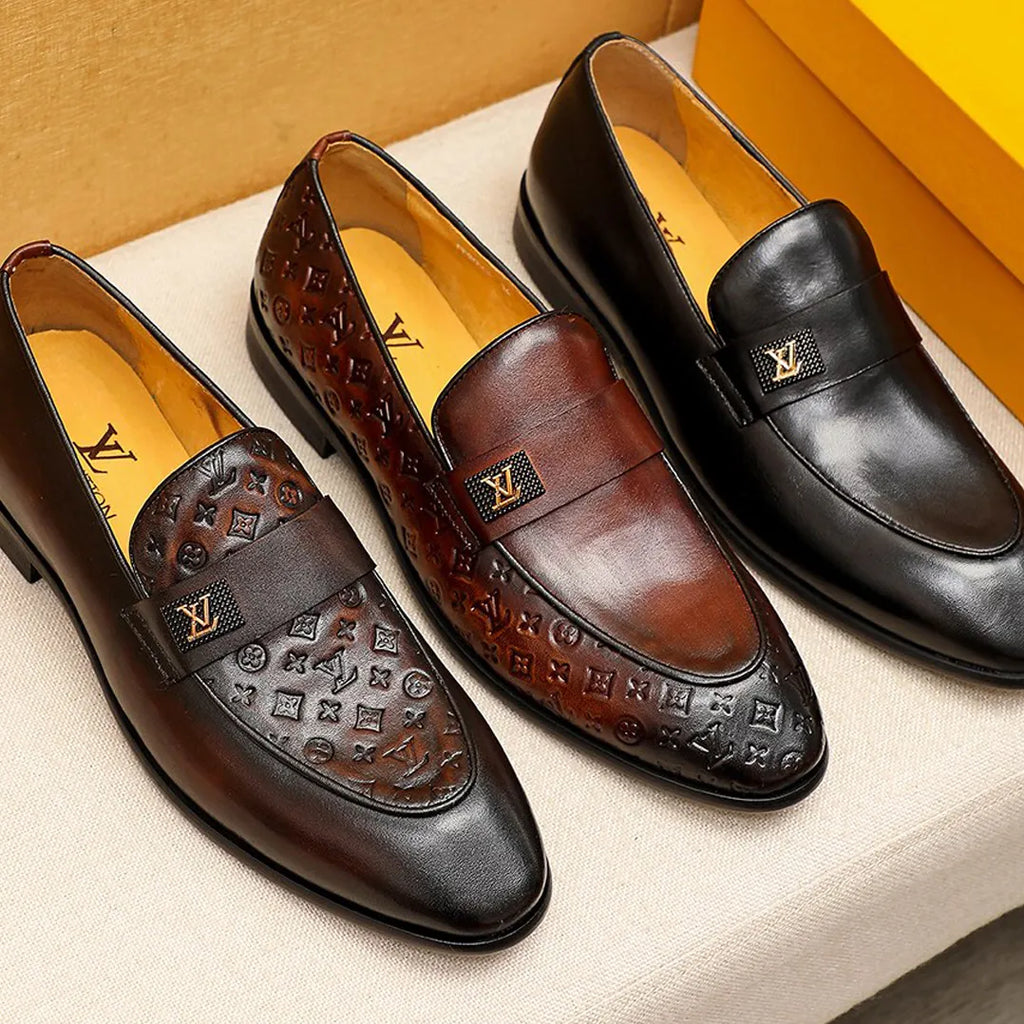 LUXURY PATTERN DARKSTYLE FORMAL DRESS SLIPON SHOES