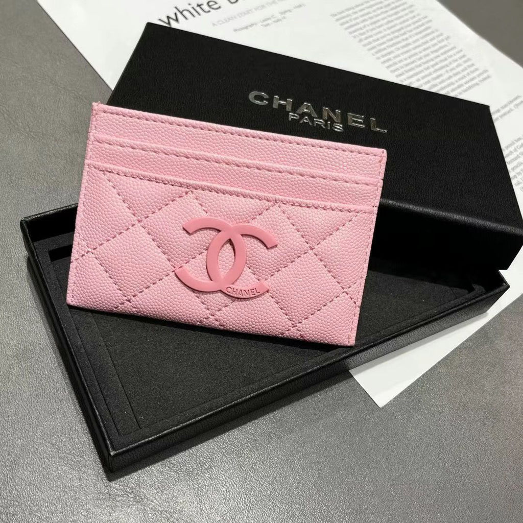 Pink Leather C Logo Women's fashion Cards holder bagsPD05202413102
