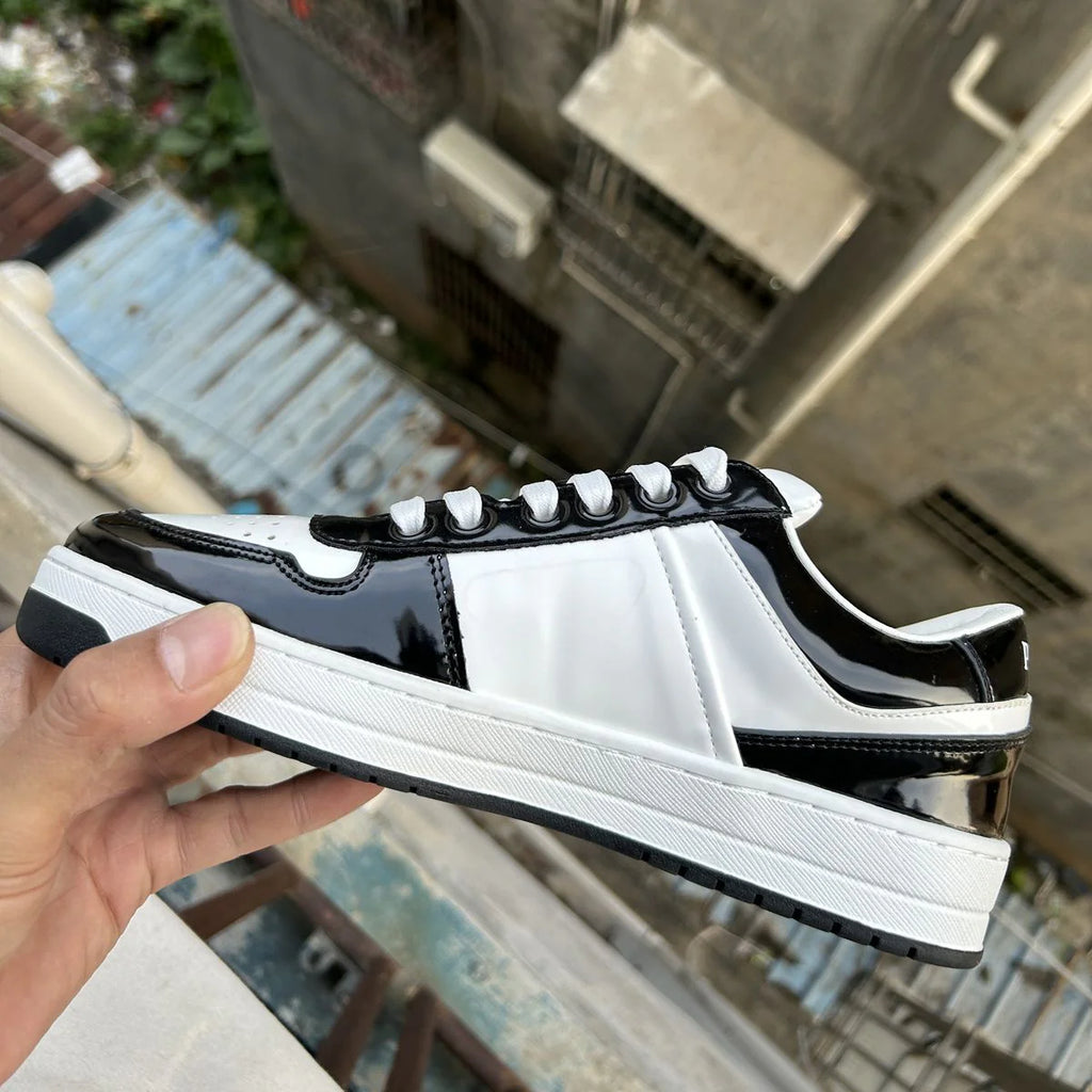 P New Women's Shoes Casual Shoes Triangle Buckle Lace-up Sneakers 1024060508