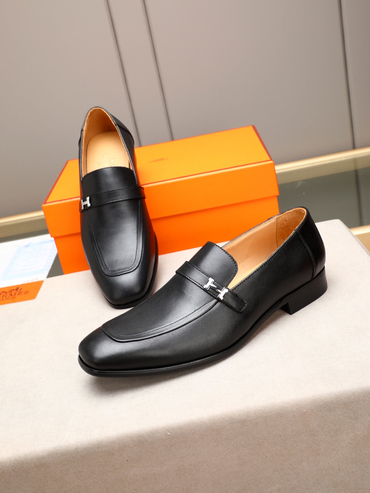 New HMS business formal leather shoes 0725062404