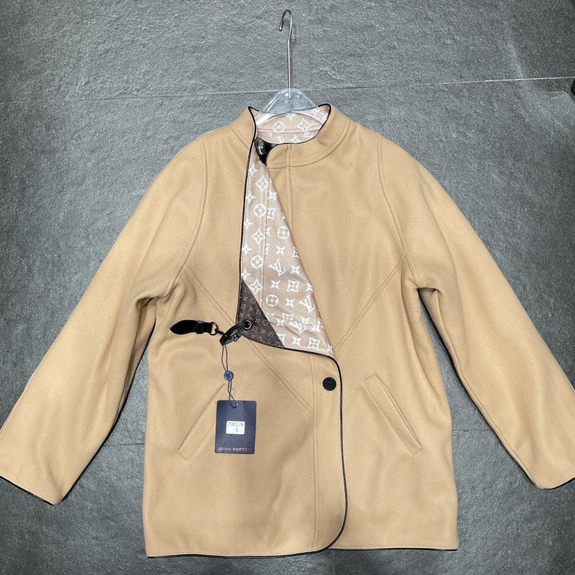 Women Classic Double-Breasted Wool Coat 1025102415