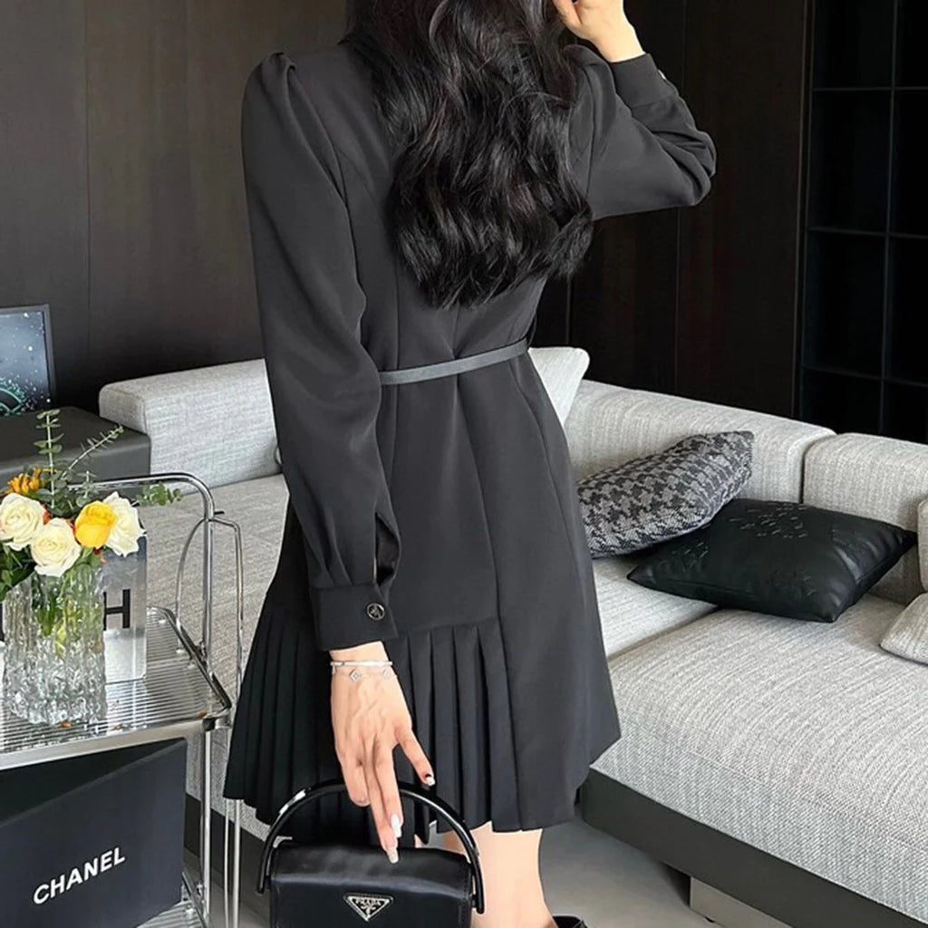 New suit pleated dress 1024011202