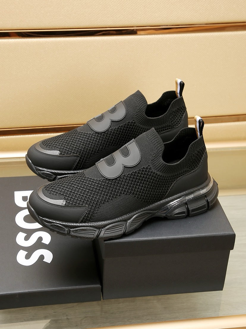 BS fashion printed rubber sole sneakers 0724072304