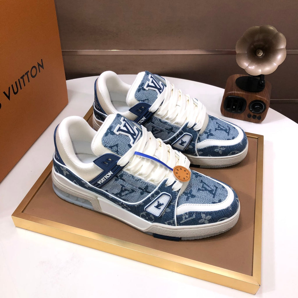 Lvv trainer fashion denim print sneakers 0725032704