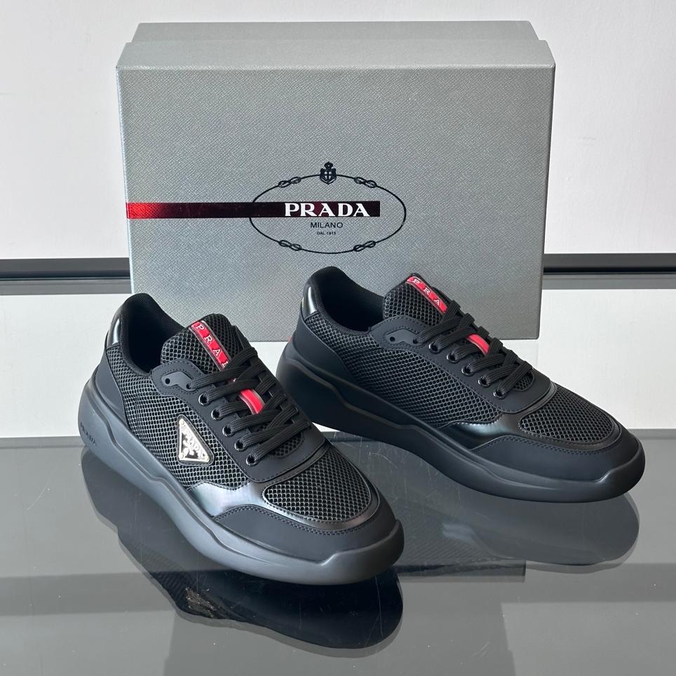 PR Mesh lace-up sneakers 0725061201