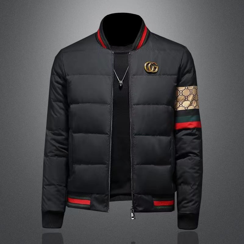 High-end men's printed down jacket Y001
