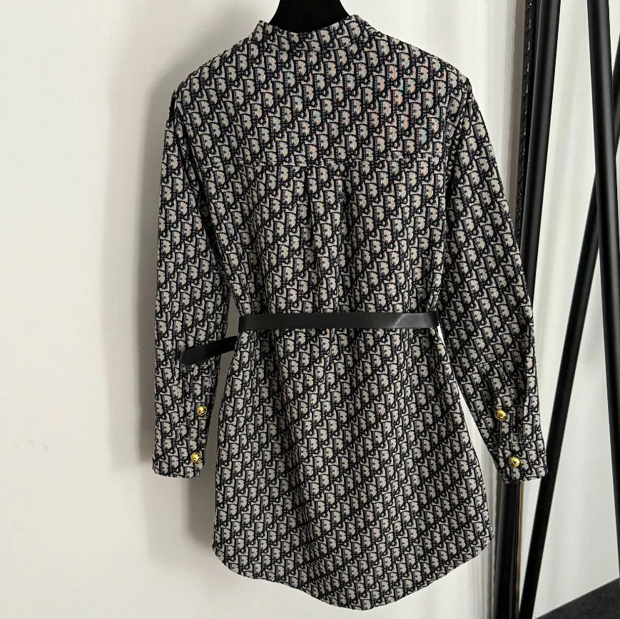 New Vintage DR Stand Collar Long-Sleeve Shirt 1025102103