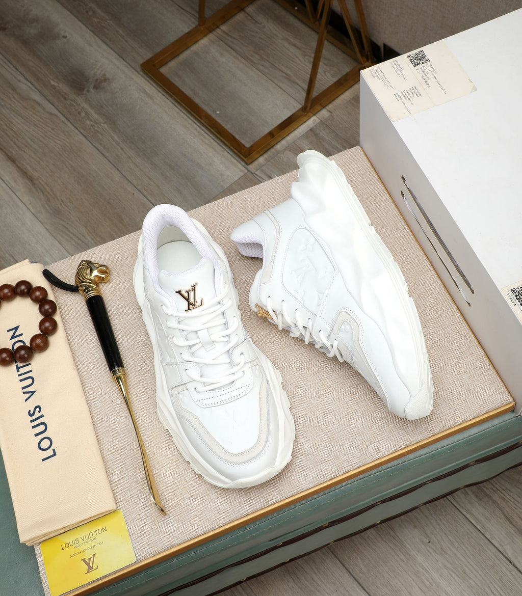 Lvv fashion luxury printed rubber sole sports shoes 0724121601