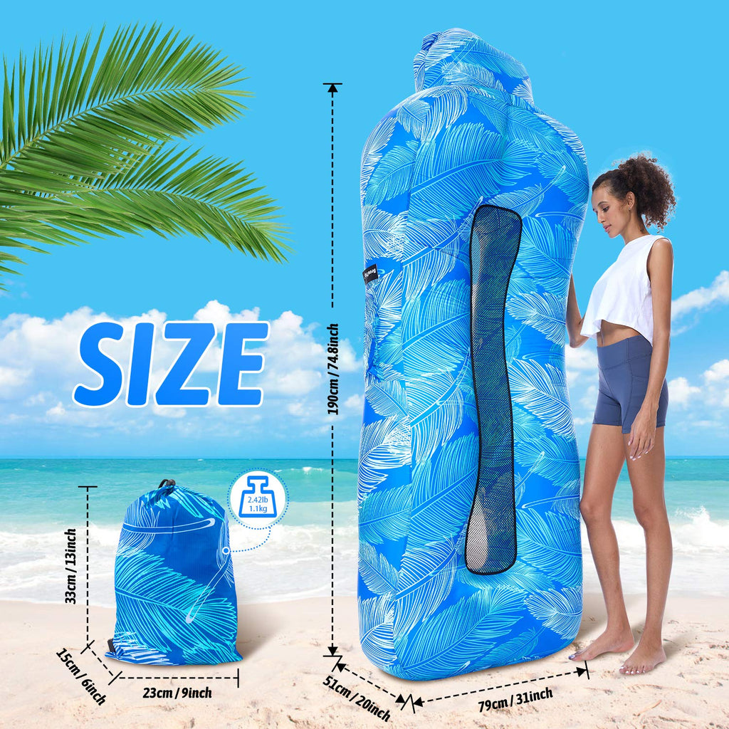 BEAUTRIP Air Couch | Inflatable Air Sofa Hammock | The perfect air lounger for backyard lake trips, picnics and music festivals