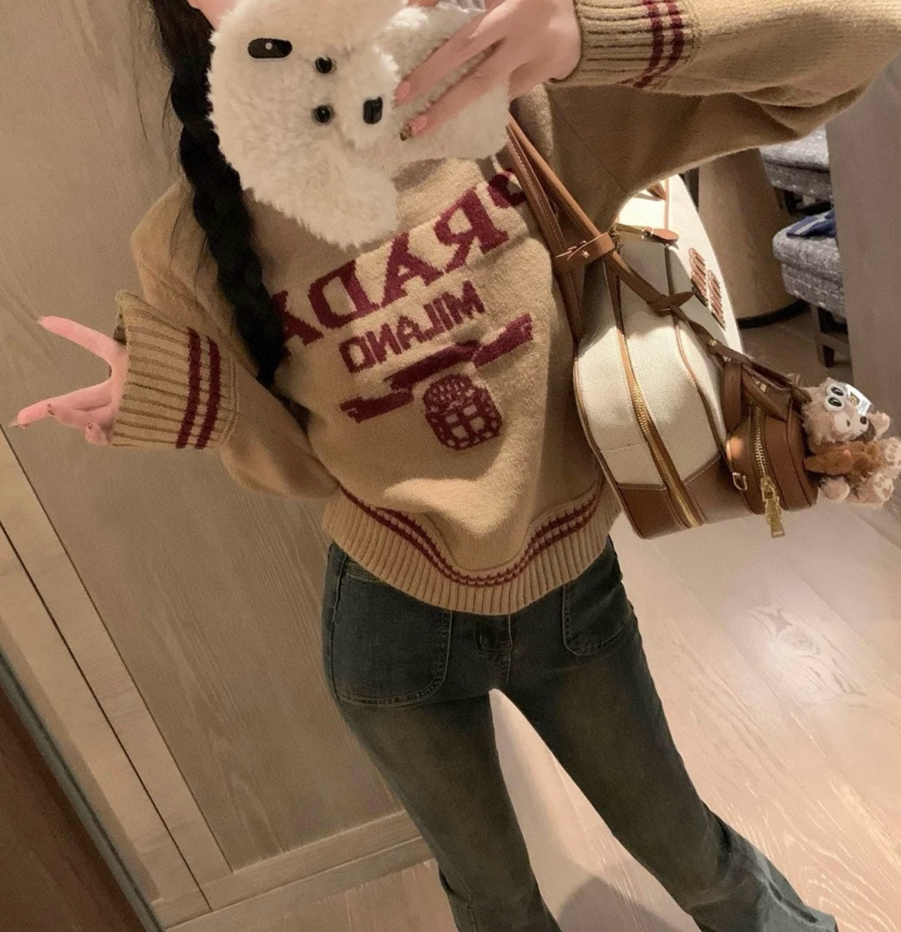 PR Long Sleeve Crewneck Sweater 1824091012