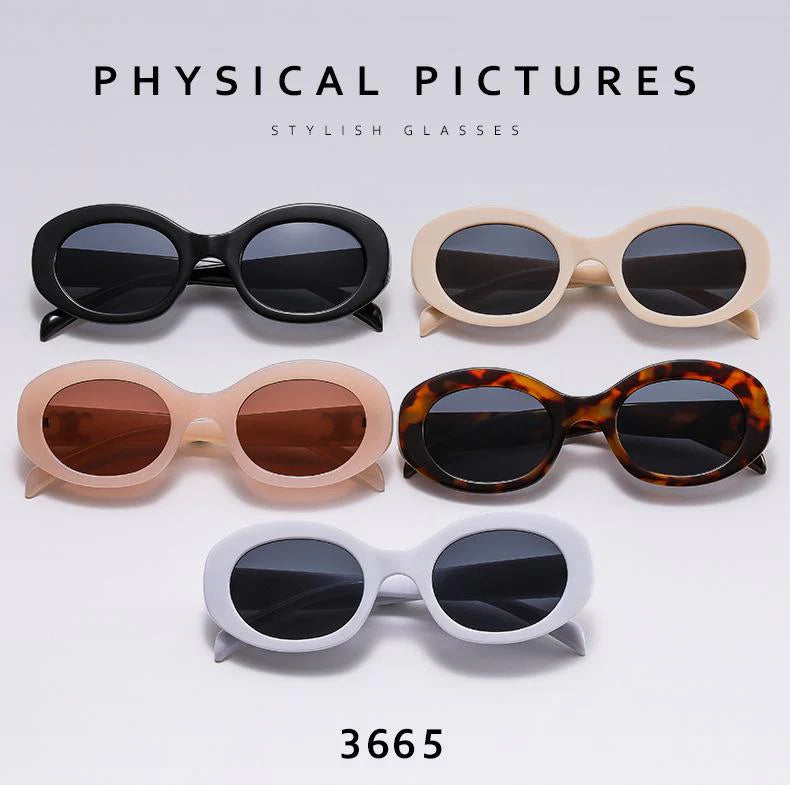 Trendy Oval Sunglasses Retro Sunglasses 1024041613