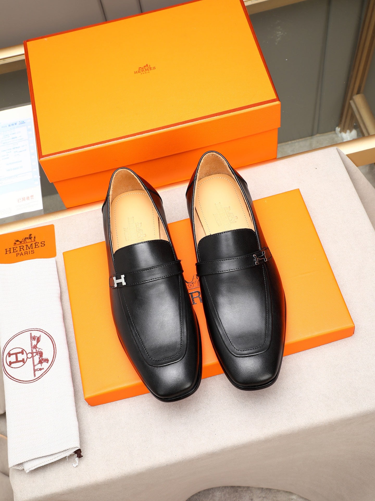 New HMS business formal leather shoes 0725062404