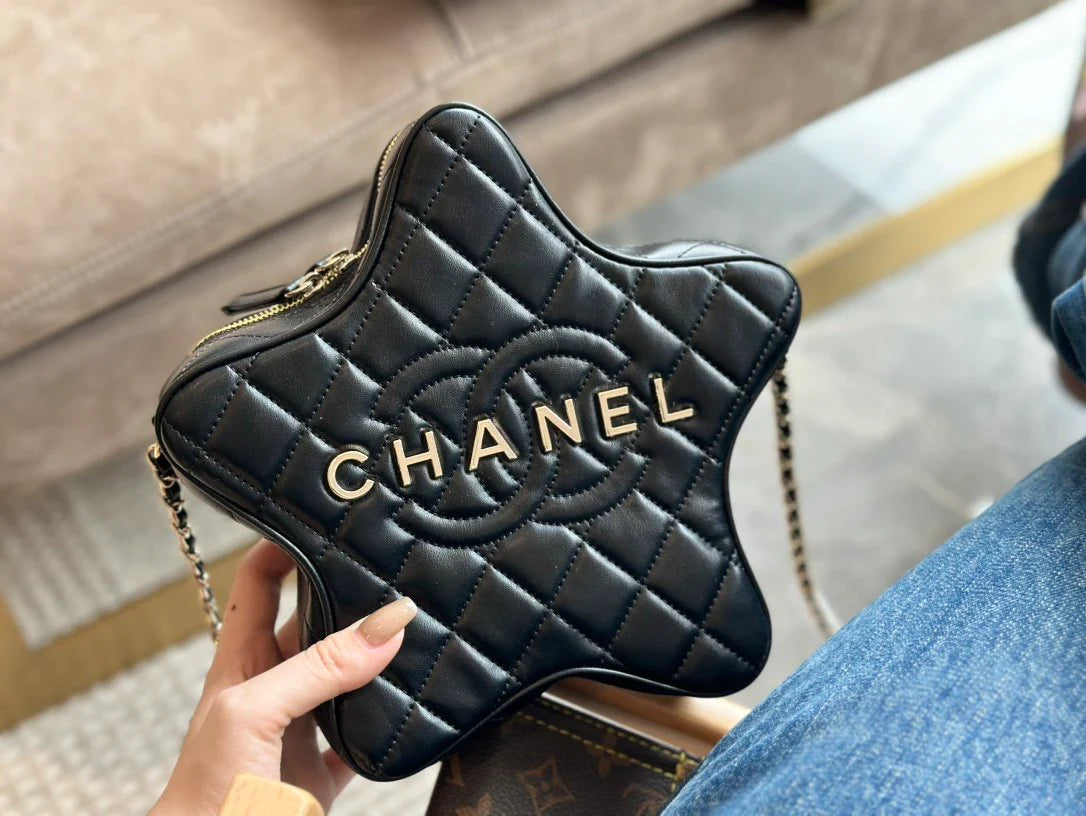 CNL Fashion Rhombus Five-pointed Star Bag 0724021904