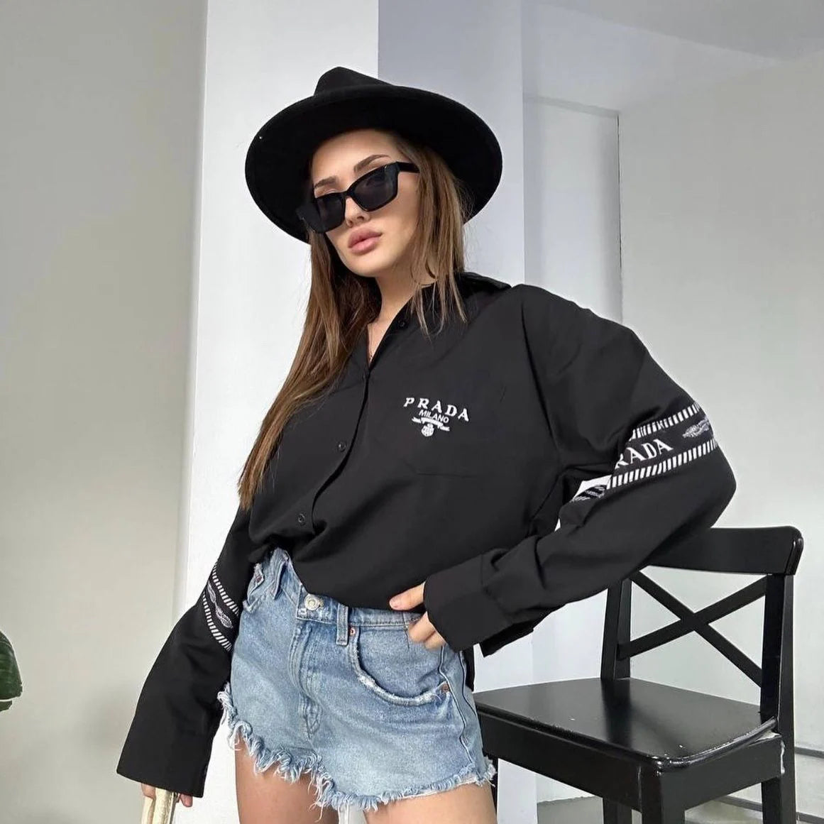 New Ladies Loose Casual Elegant Shirt 102402109