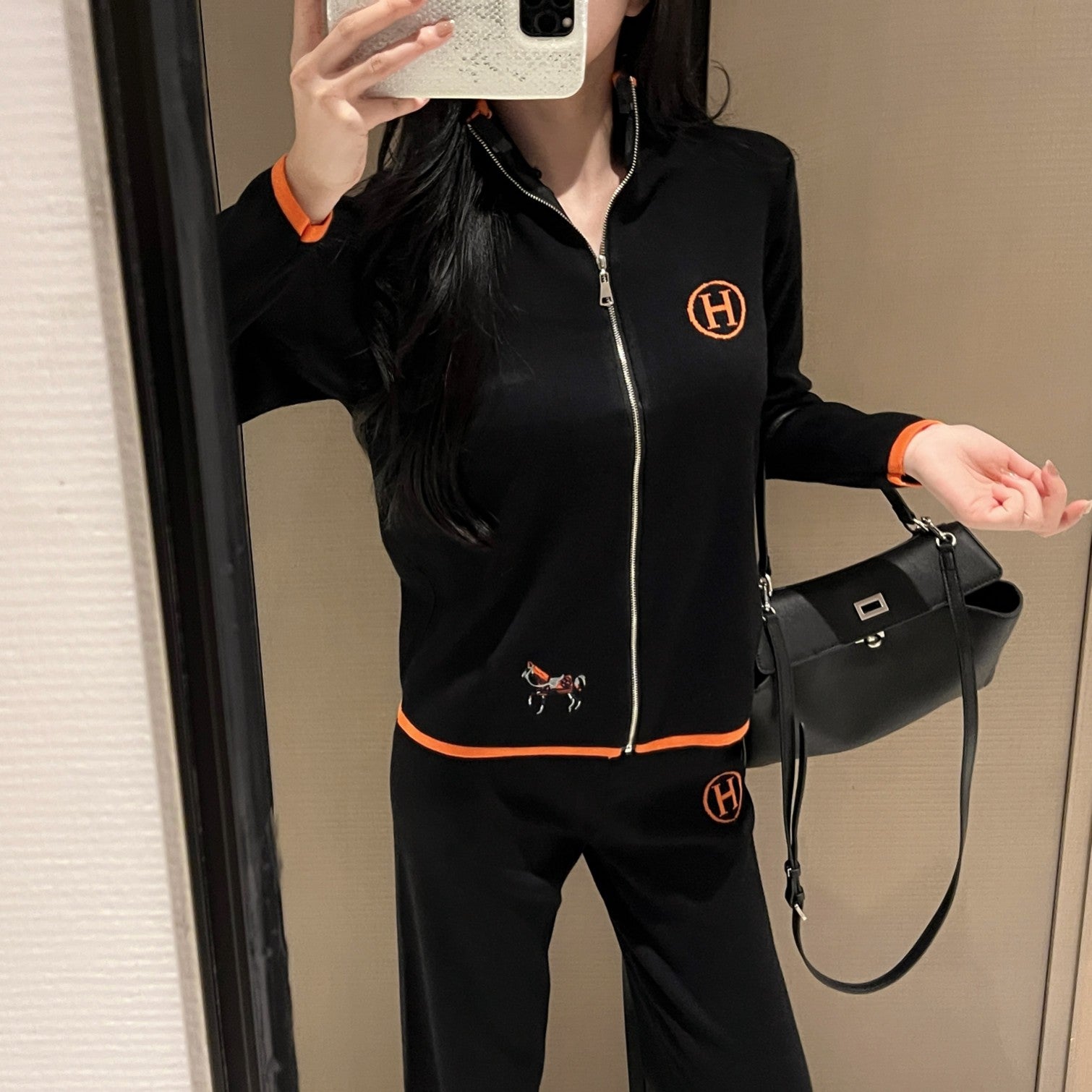 HH Fashion jacquard knit suit 0724101109