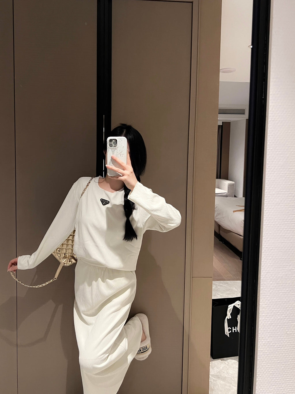 PRD Classic Long Sleeve Maxi Dress Set 0724101106