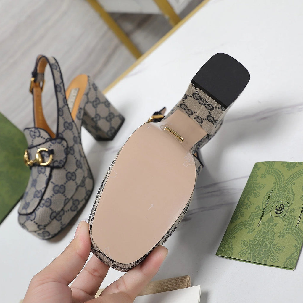 New Women's Horsebit Mid-heeled Sandals and High Heels