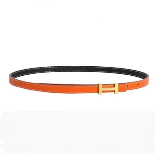 New H Family Leather Fine Belt 1024032019