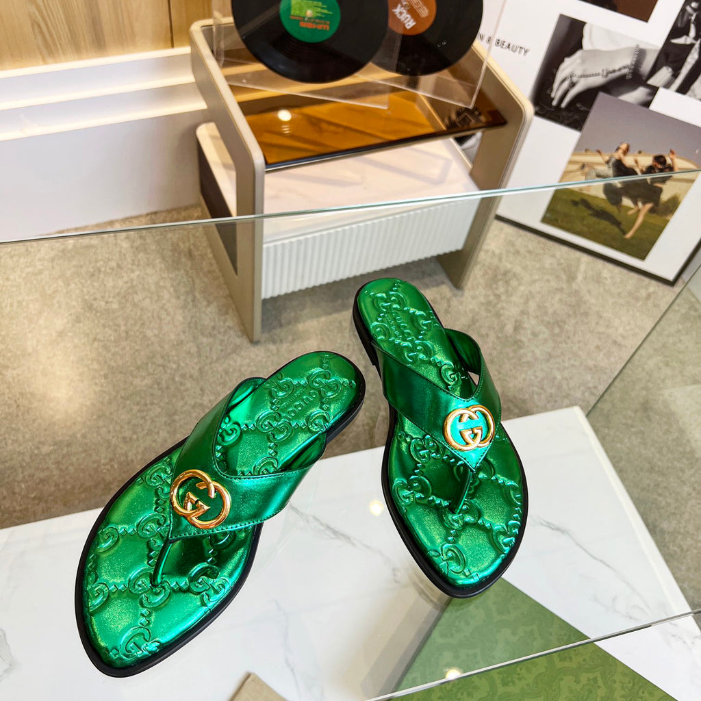 print couple flip flops 03081