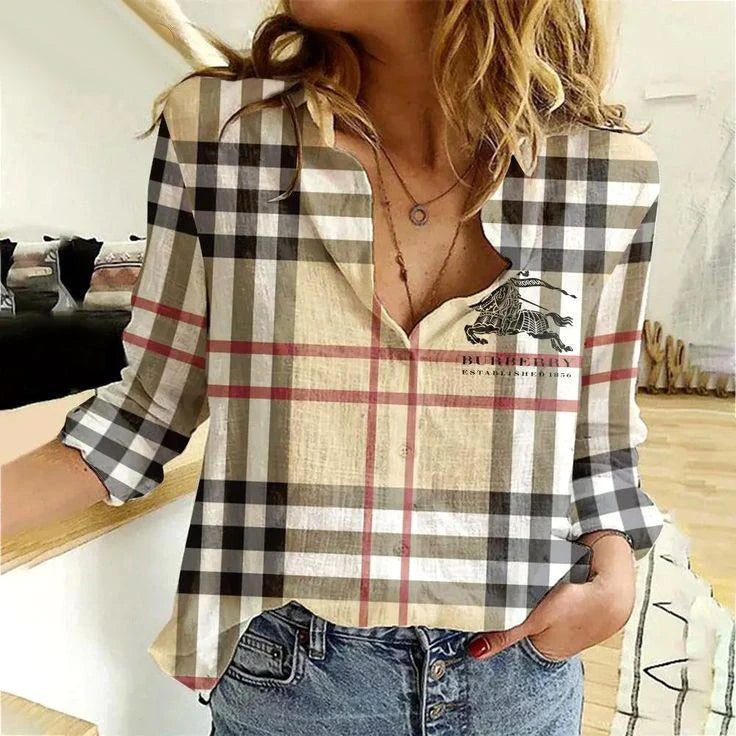 Limited edition fashionable and versatile women's linen shirt 1024010326